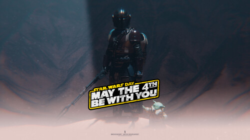 A quick scene I created in Blender for Star Wars Day 2026. This is an 8K render. It's nothing special, but I just felt like creating something for May the 4th, especially with the Mandalorian & Grogu movie coming soon.

This is for personal Use Only. Please read my copyright below.

This artwork cannot be used for A.I./LLM Learning or Scraping. Doing so will breach my copyright.

SHA-1: 0D80EA301086DA5FD57A2A10E33E396774A0A482

Any image that doesn't match these hashes has been altered or stolen. Hashes are not the watermark, but proof of the original file.

Image: Michael Knight.
@michaelmknight | linktr.ee/michaelmknight.

Copyright Link: https://www.safecreative.org/
Copyright © 2025 Michael Knight | All Rights Reserved.

https://www.michaelknightvfx.com/copyright/

NOTE: I do not own the copyright to the product, but I do own the copyright for my work, which is always registered.

All my images are protected and tracked with Safe Creative, Digimarc, and Adobe Content Credentials.

Please Note: All of my work is subject to copyright. None of my work can be used anywhere online or in print or broadcast in any way without my written permission. All of my works are embedded with unremovable and invisible watermarks via Digimarc, Pixsy, and are copyright registered with SafeCreative and Adobe Content Credentials. I will know if anyone uses my work as it is tracked wherever it is used. Even if it's altered, mixed or composited with other images, cropped or resized or have its metadata removed. Deliberately removing a copyright notice (or metadata identifying the owner) from a work you don't own or have rights to use is illegal and constitutes copyright infringement, leading to potential fines or legal action, as copyright exists automatically and the removal shows intent to steal the work, even without the © symbol present.